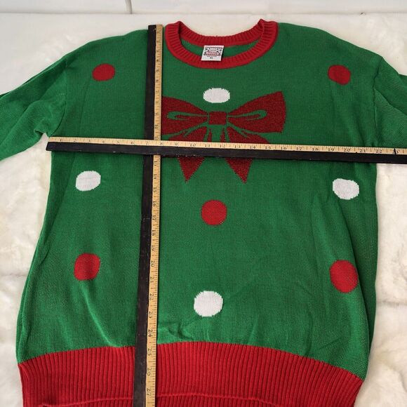 NEW Merry Christmas Sweater Womens M ( Ugly Christmas - Picture 6 of 10